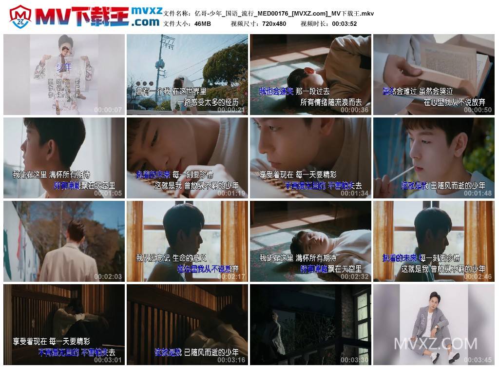 亿哥-少年_国语_流行_MED00176